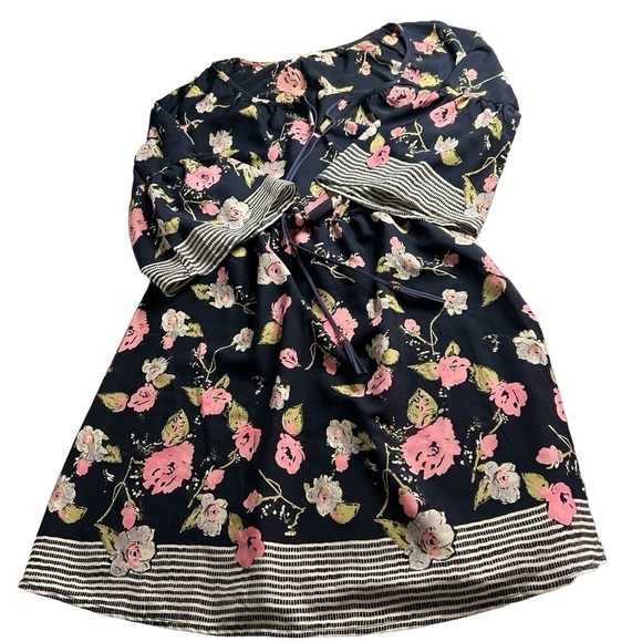 Le Lis Mid sleeve Midi Dress Sz Small - Picture 3 of 11